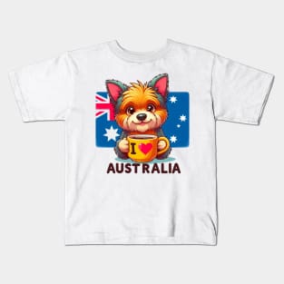 Australian Terrier Kids T-Shirt